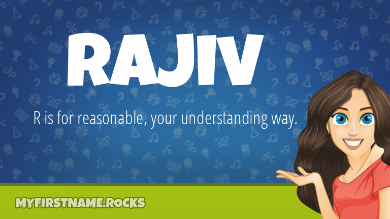 My First Name Rajiv Rocks!