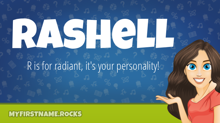 My First Name Rashell Rocks!