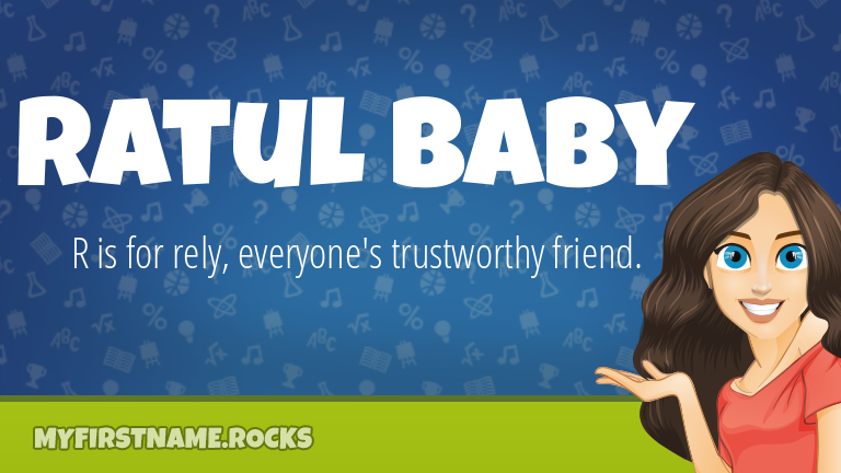 My First Name Ratul Baby Rocks!