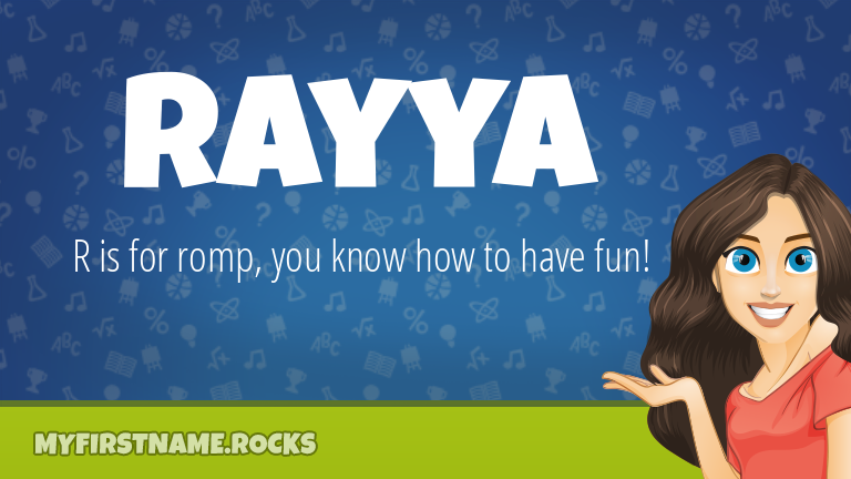 My First Name Rayya Rocks!