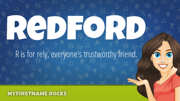 My First Name Redford Rocks!