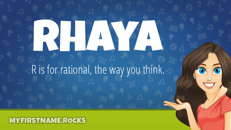 My First Name Rhaya Rocks!