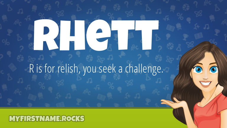 My First Name Rhett Rocks!
