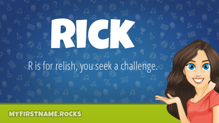 My First Name Rick Rocks!