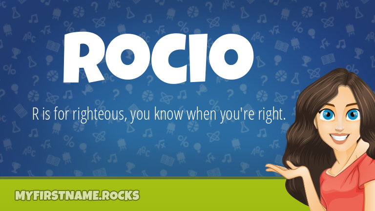 My First Name Rocio Rocks!