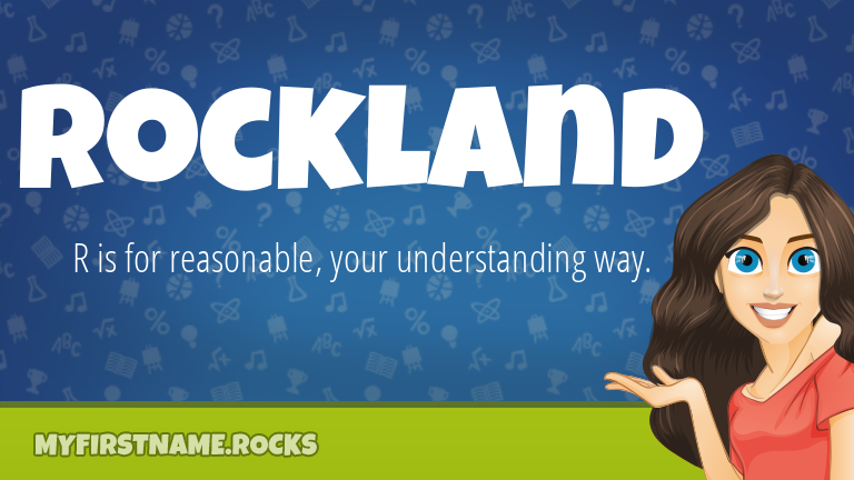 My First Name Rockland Rocks!