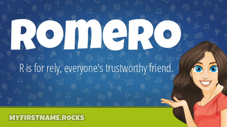My First Name Romero Rocks!