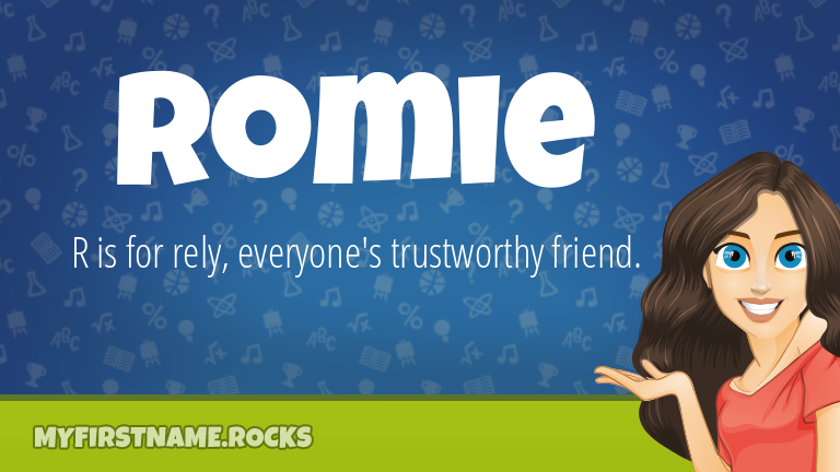 My First Name Romie Rocks!