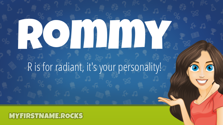 My First Name Rommy Rocks!