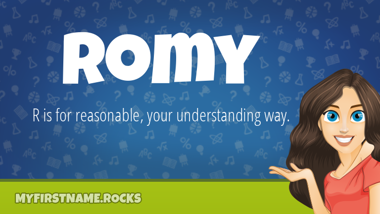 My First Name Romy Rocks!