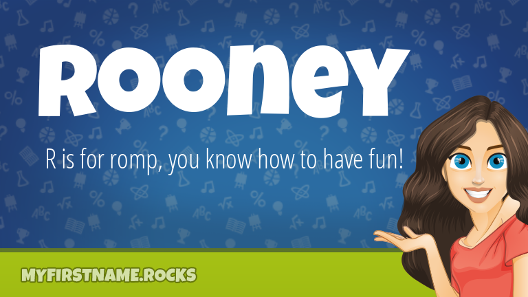 My First Name Rooney Rocks!