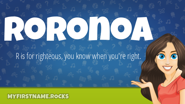 My First Name Roronoa Rocks!