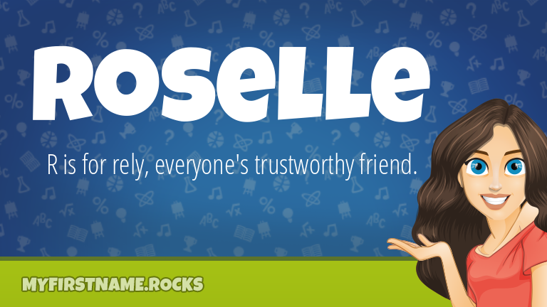 My First Name Roselle Rocks!