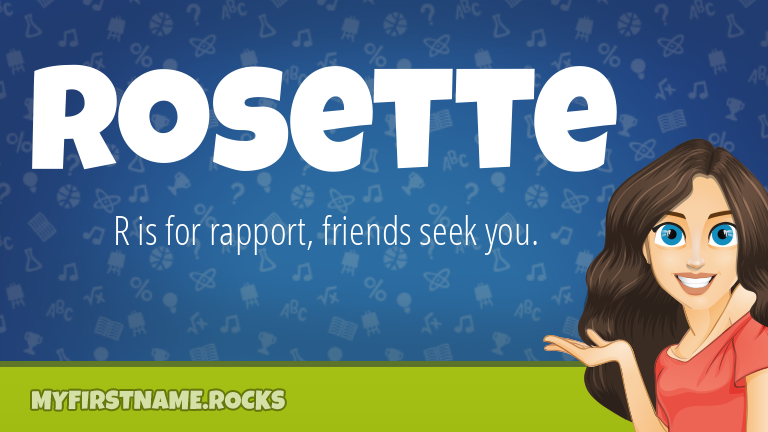 My First Name Rosette Rocks!