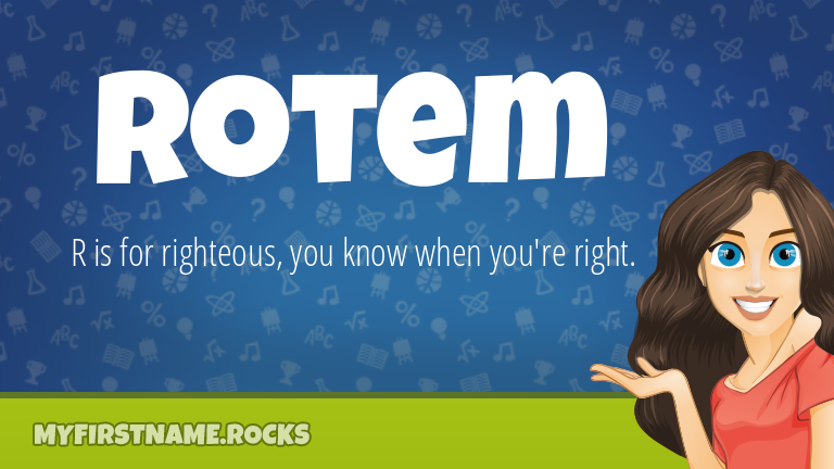 My First Name Rotem Rocks!