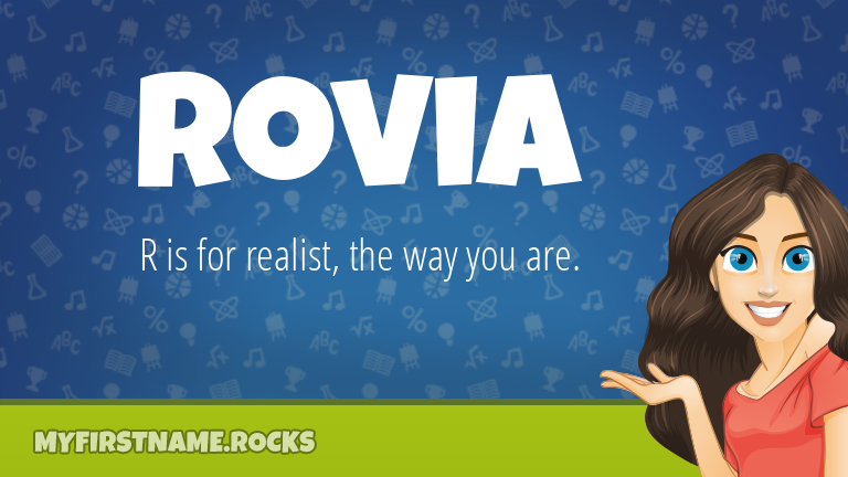 My First Name Rovia Rocks!