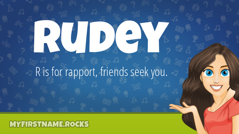 My First Name Rudey Rocks!
