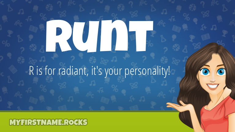 My First Name Runt Rocks!