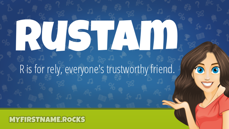 My First Name Rustam Rocks!