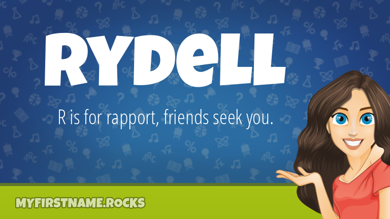 My First Name Rydell Rocks!