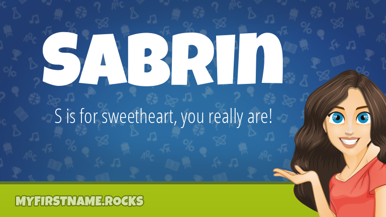 My First Name Sabrin Rocks!