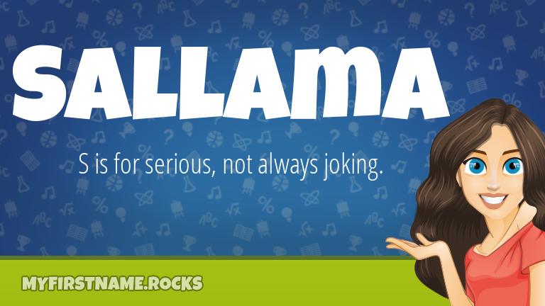 My First Name Sallama Rocks!