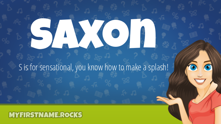 My First Name Saxon Rocks!