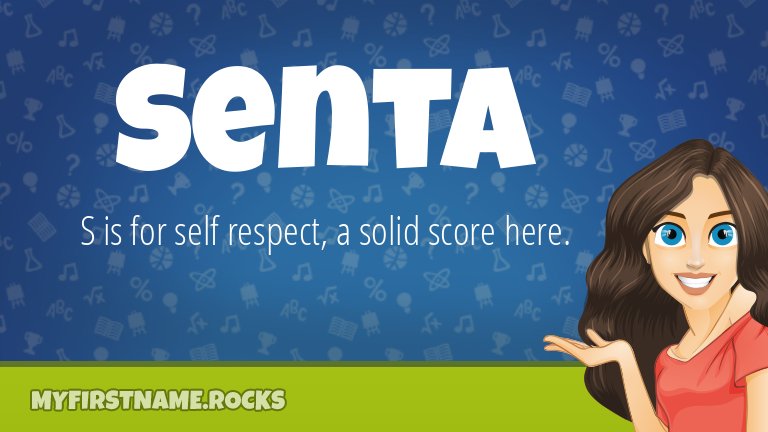 My First Name Senta Rocks!
