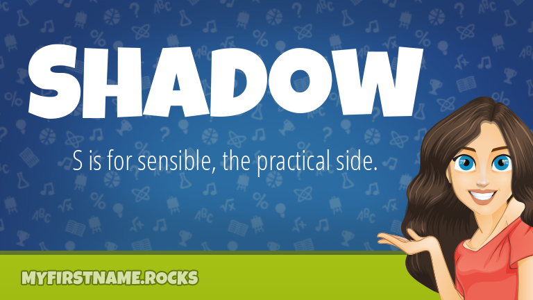 My First Name Shadow Rocks!