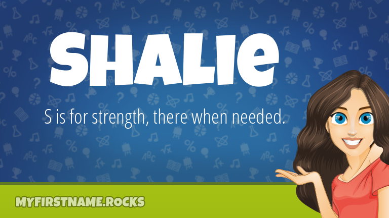 My First Name Shalie Rocks!