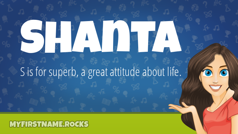 My First Name Shanta Rocks!
