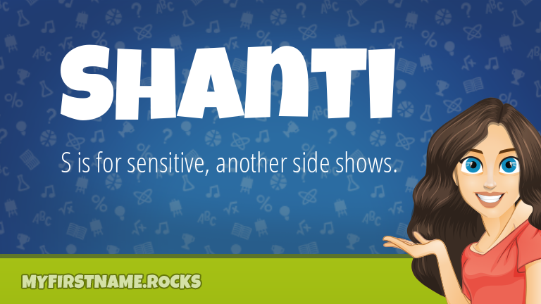 My First Name Shanti Rocks!