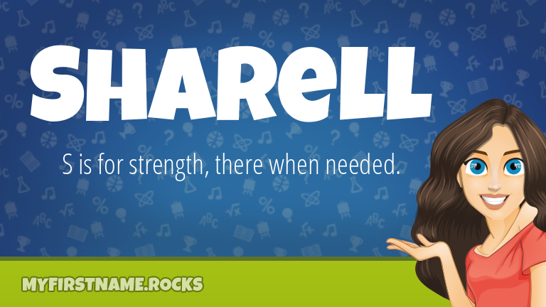 My First Name Sharell Rocks!
