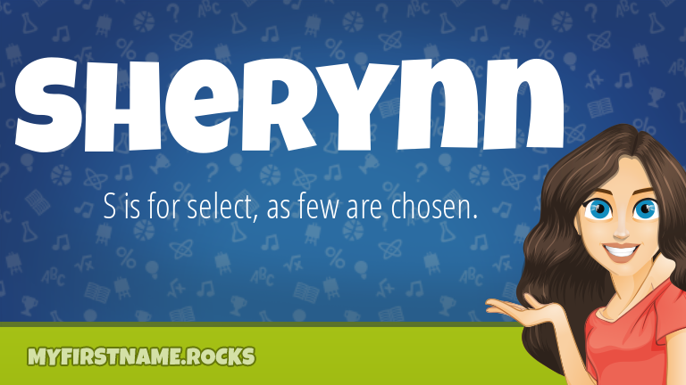 My First Name Sherynn Rocks!