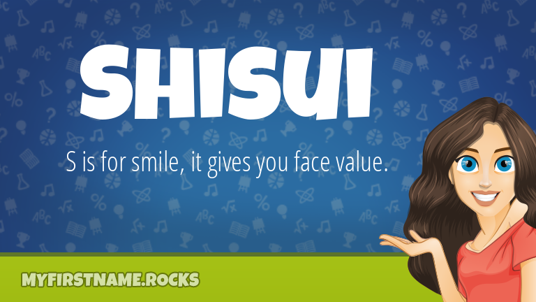 My First Name Shisui Rocks!