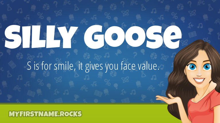 My First Name Silly Goose Rocks!
