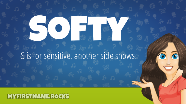 My First Name Softy Rocks!