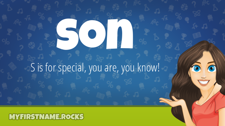 My First Name Son Rocks!
