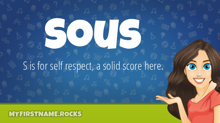 My First Name Sous Rocks!