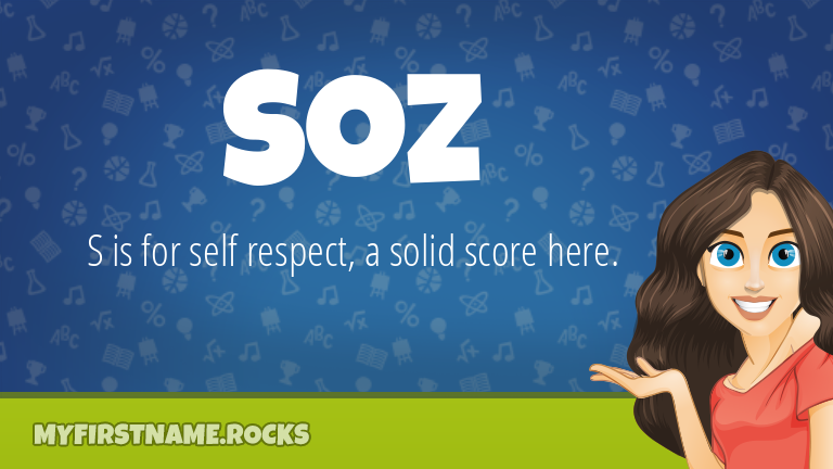 My First Name Soz Rocks!