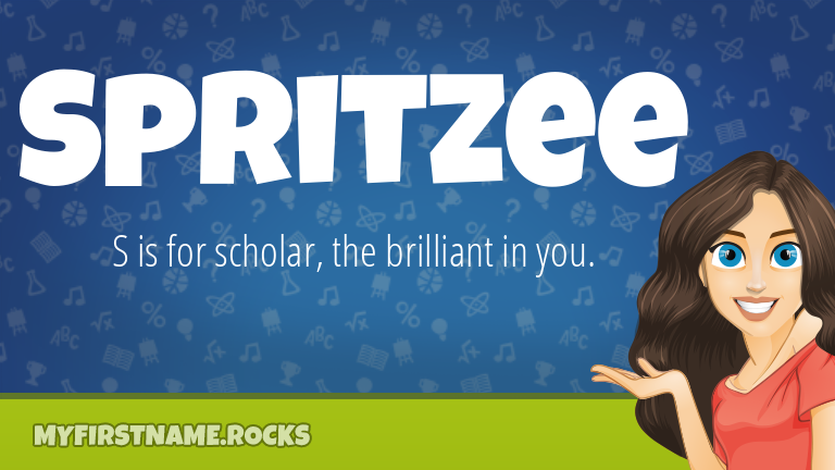 My First Name Spritzee Rocks!