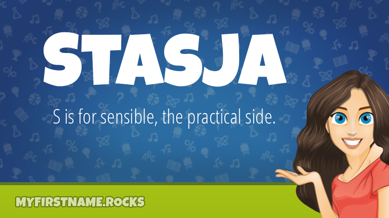 My First Name Stasja Rocks!