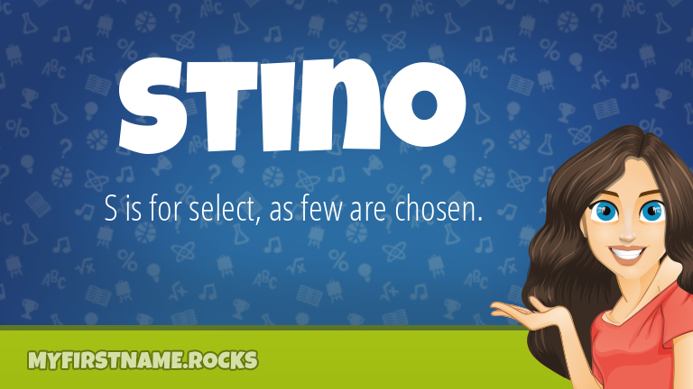 My First Name Stino Rocks!