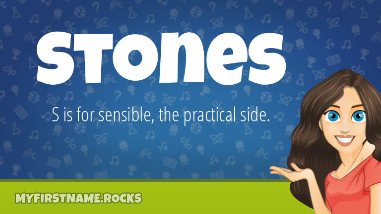 My First Name Stones Rocks!