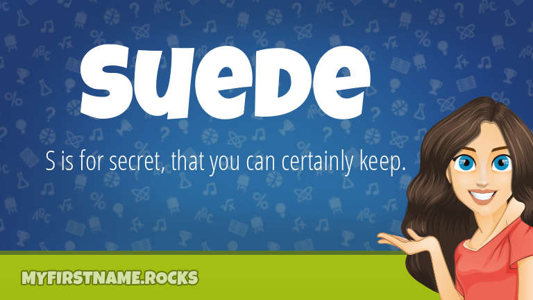 My First Name Suede Rocks!