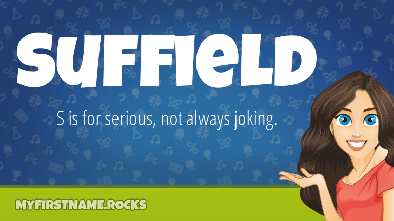 My First Name Suffield Rocks!