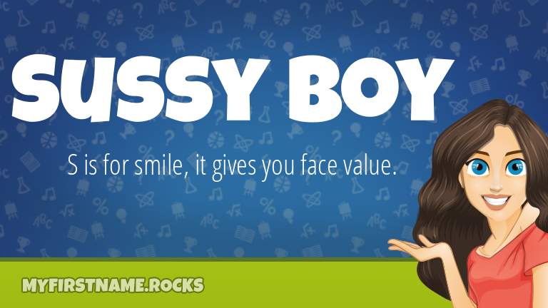 My First Name Sussy Boy Rocks!