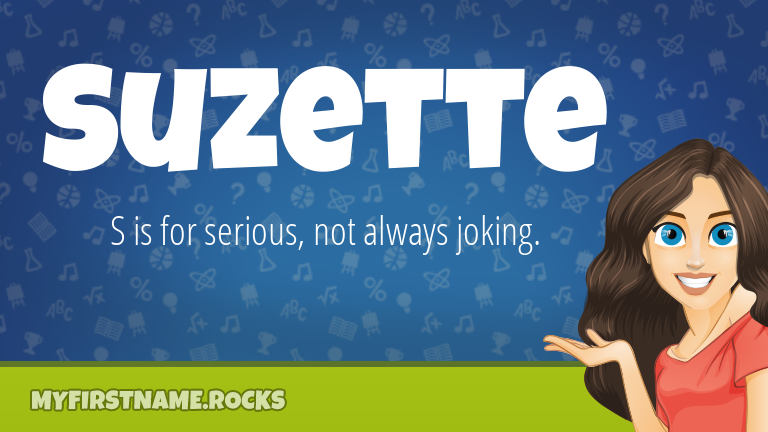 My First Name Suzette Rocks!