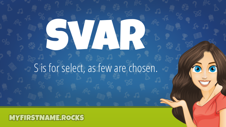 My First Name Svar Rocks!