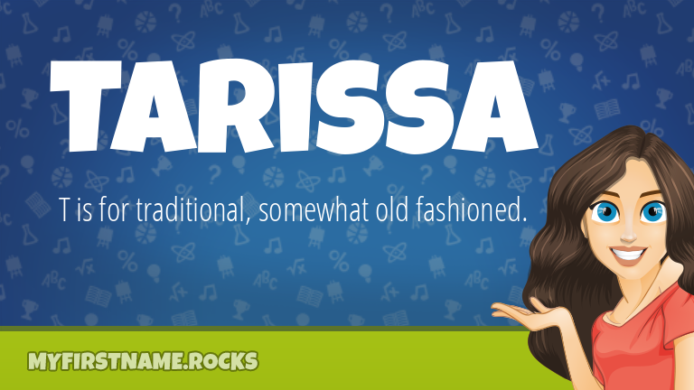 My First Name Tarissa Rocks!